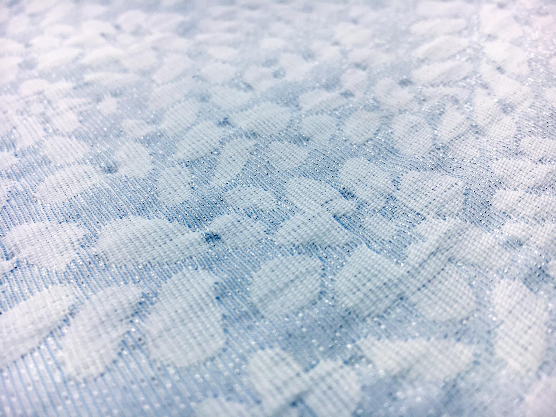 Metallic Brocade with Small Leaves2