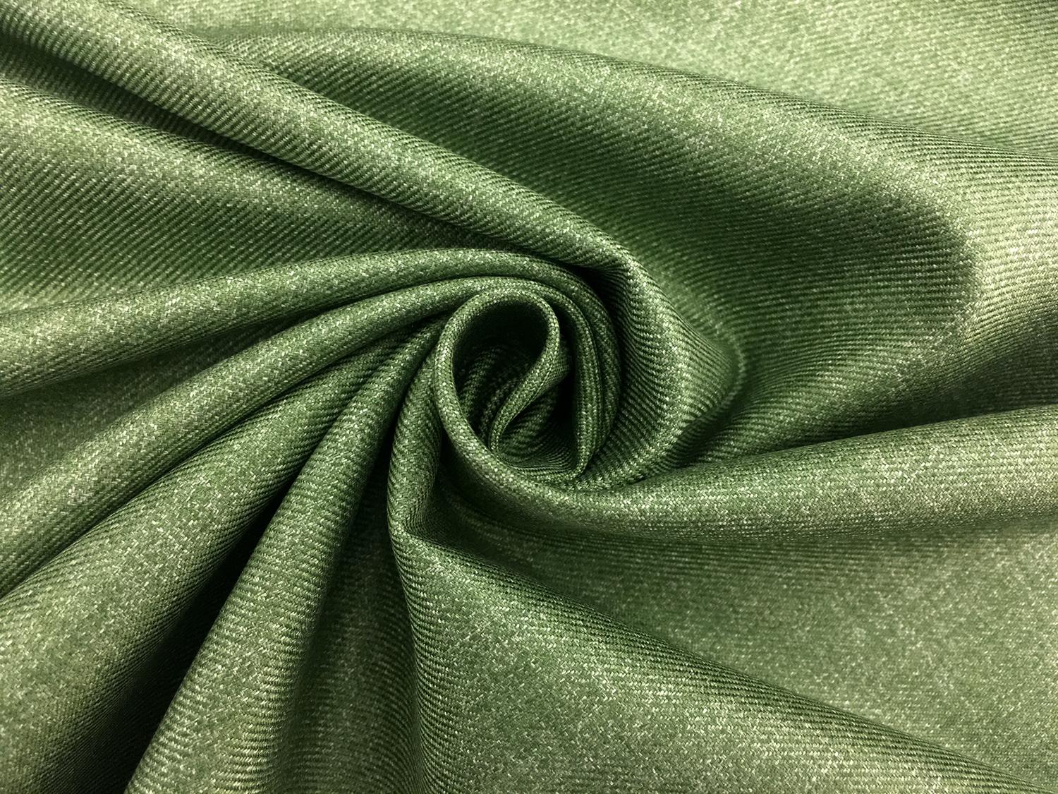 Italian Pure Silk Suiting in Green1