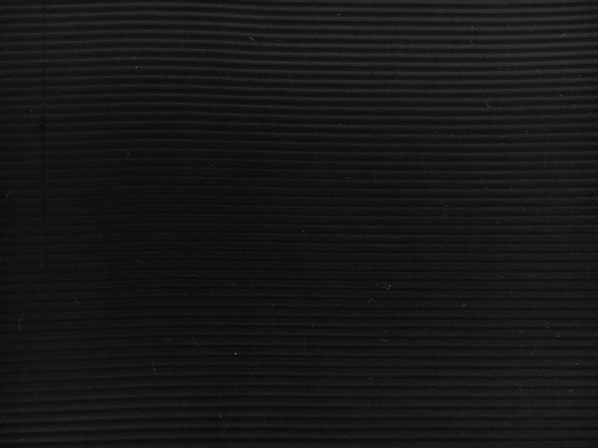 Italian Cotton and Acetate Ottoman in Black0