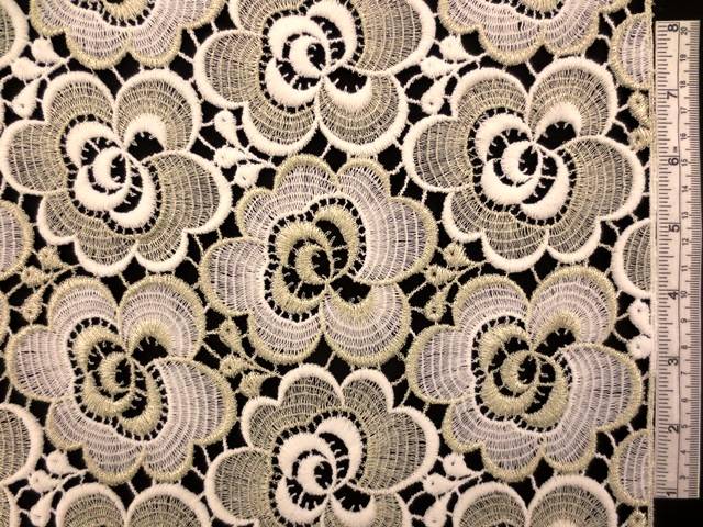 Metallic Guipure Lace0