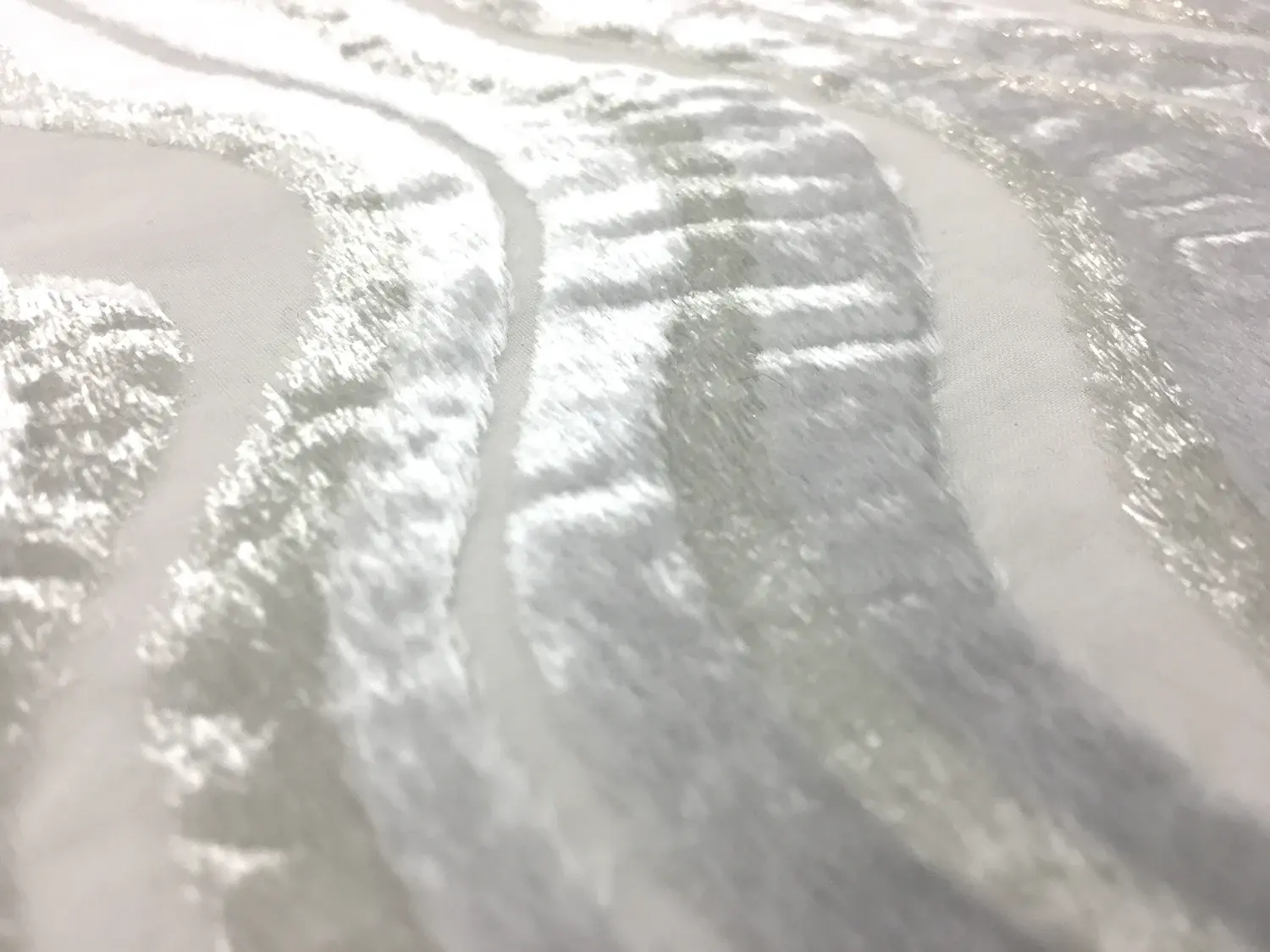 French Silk Lurex Burnout Velvet With Undulating Lines2