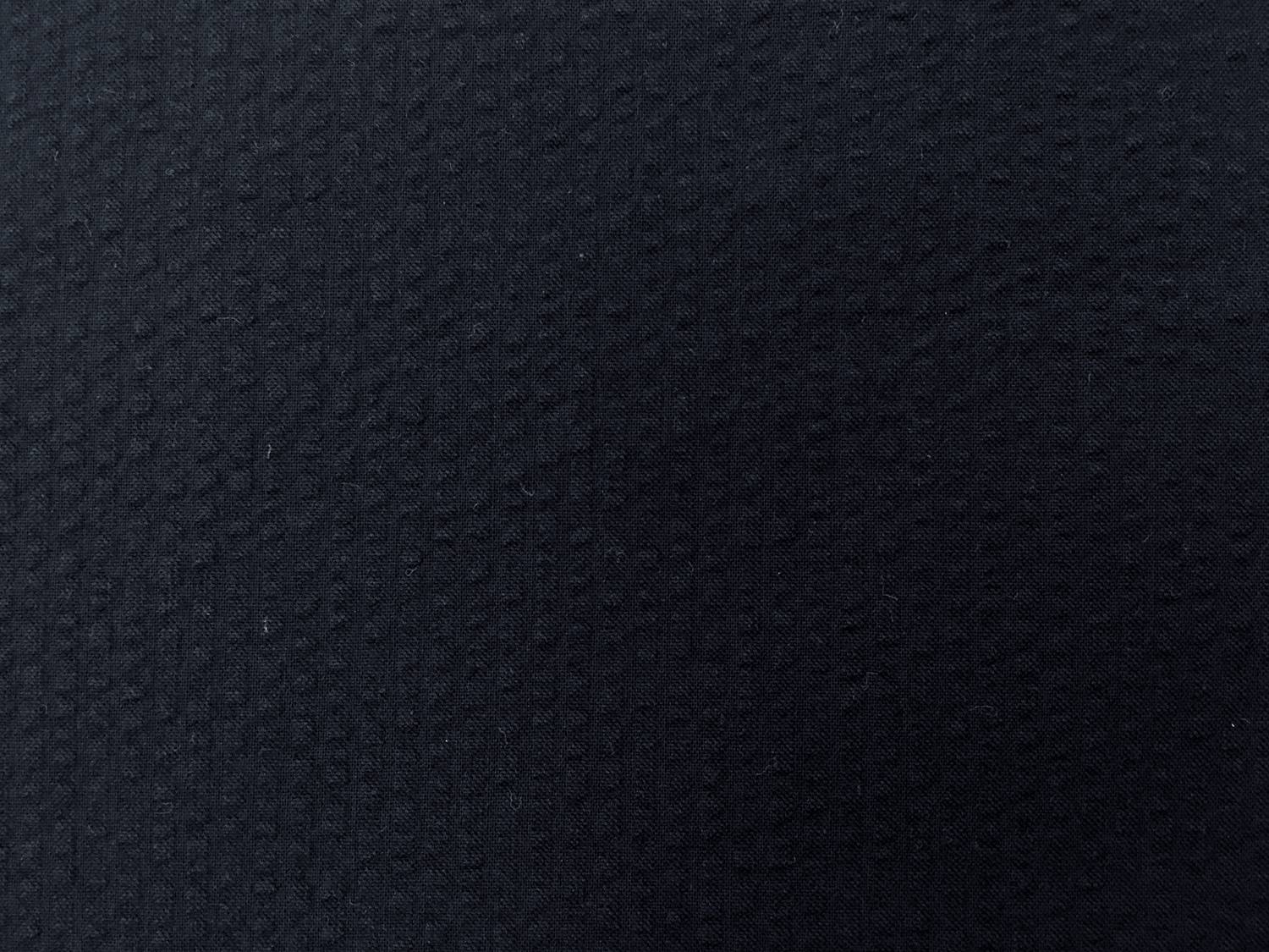 Cotton Seersucker in Navy0
