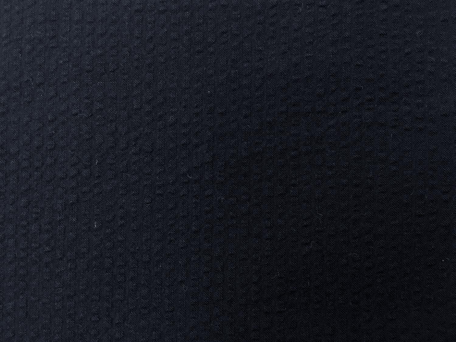 Cotton Seersucker in Navy