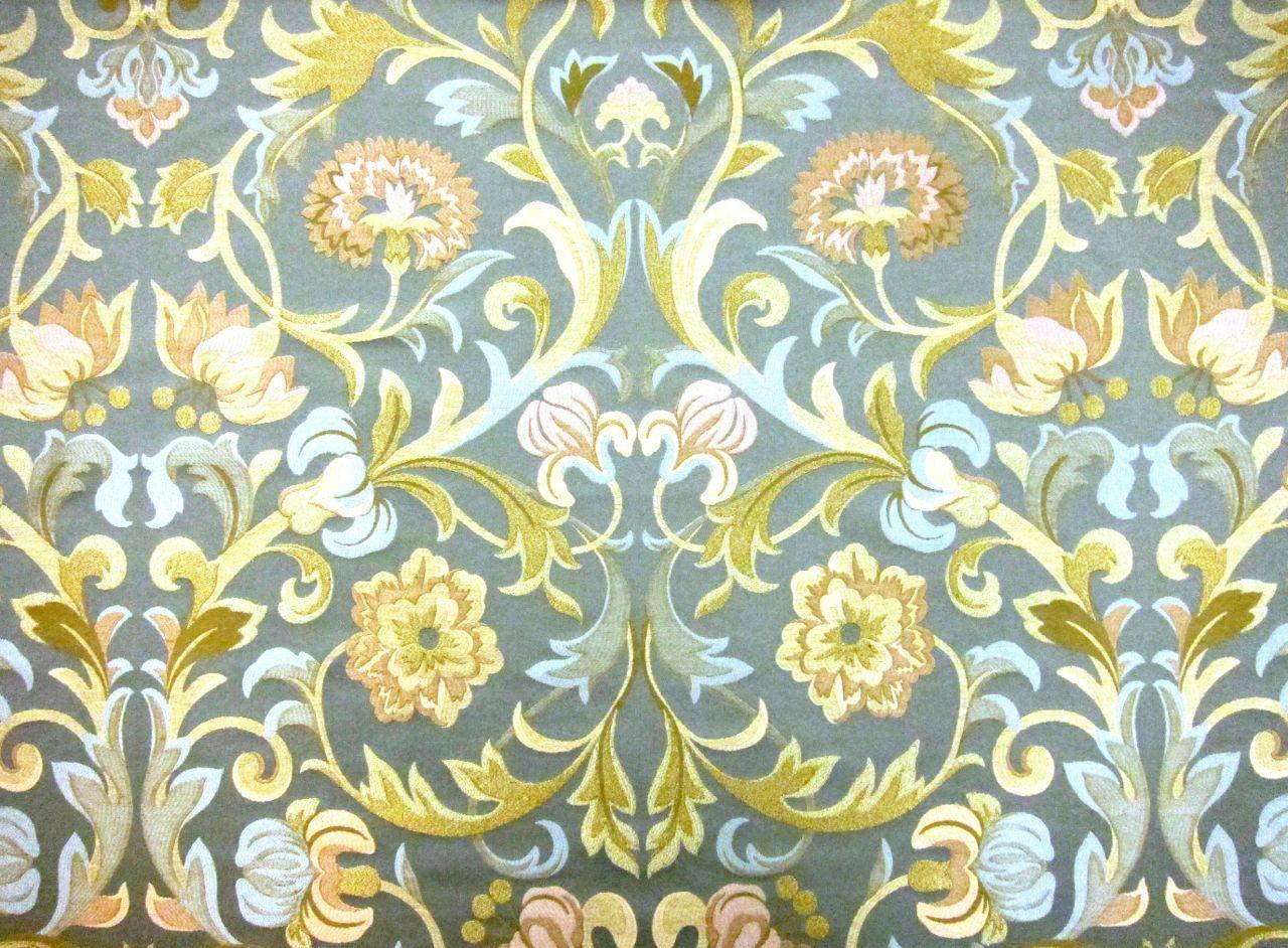 Metallic Viscose Blend Brocade0