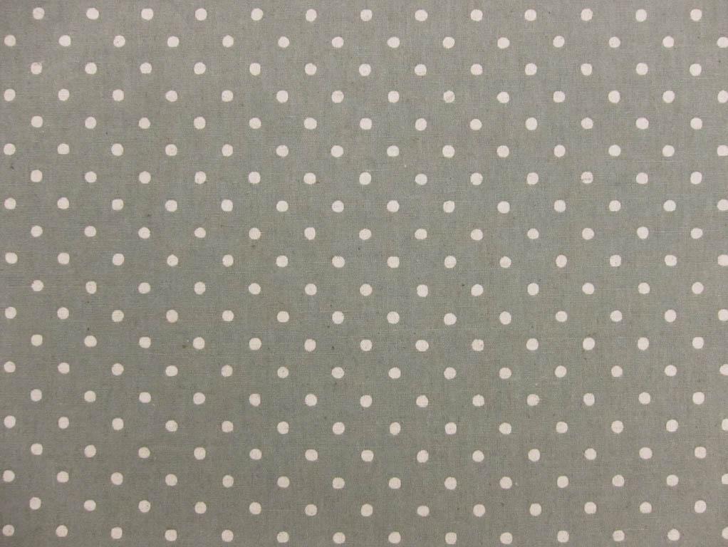 Japanese Cotton Linen Polka Dot Print0