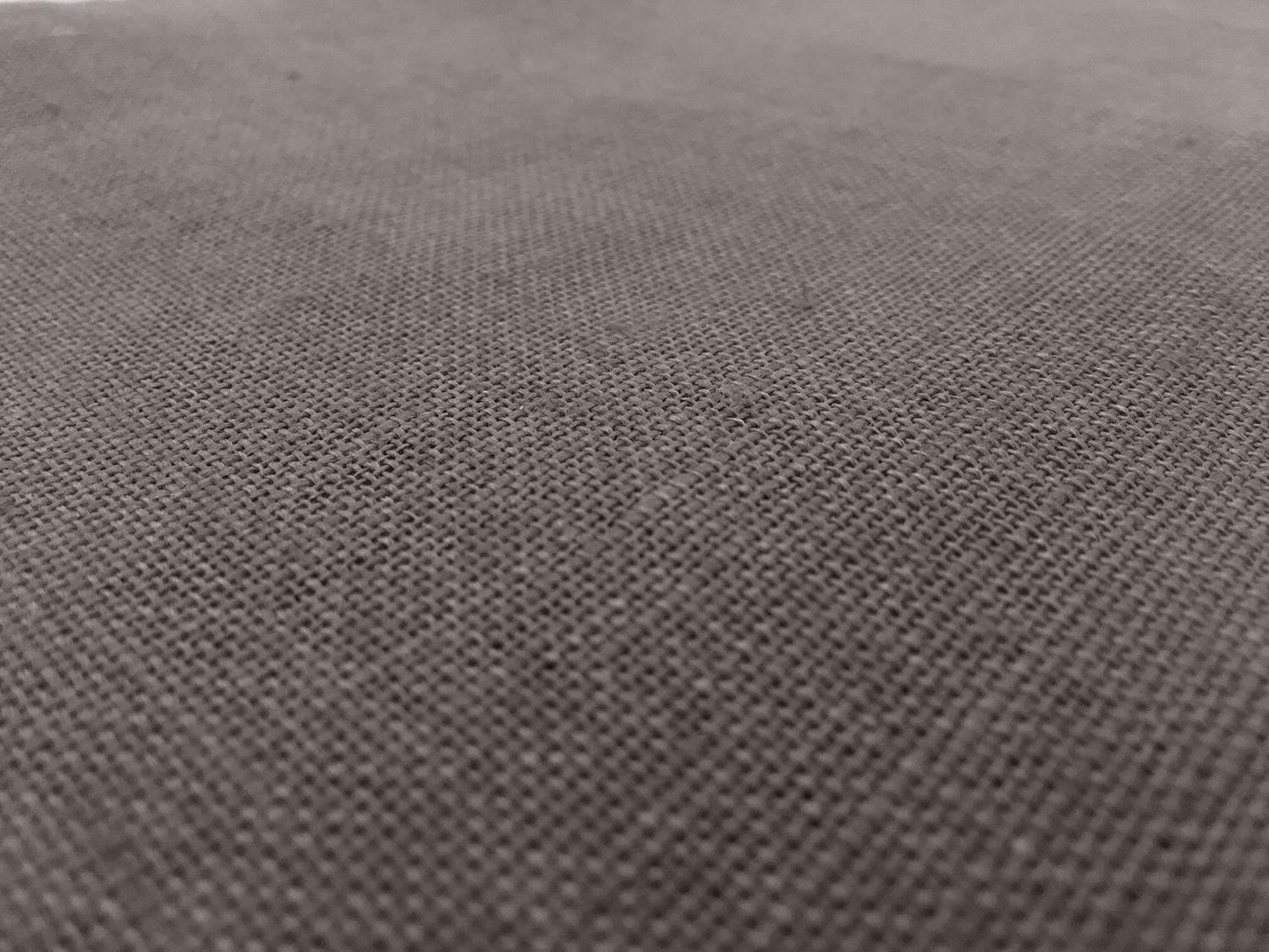 Light Weight Linen Burlap in Storm Gray