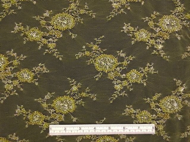 Beaded Metallic Chantilly Lace1