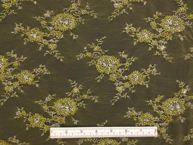 Beaded Metallic Chantilly Lace1