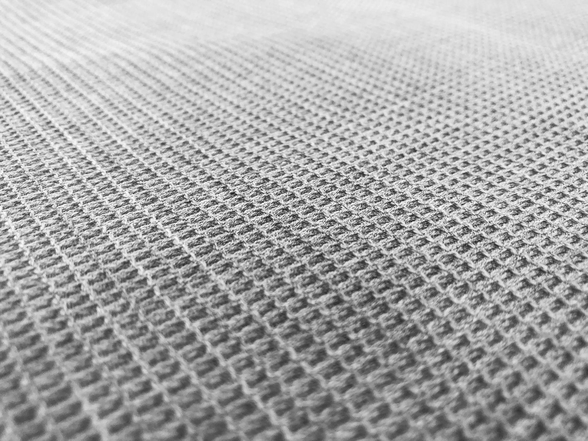 Italian Grey Wool Waffle Crepe2