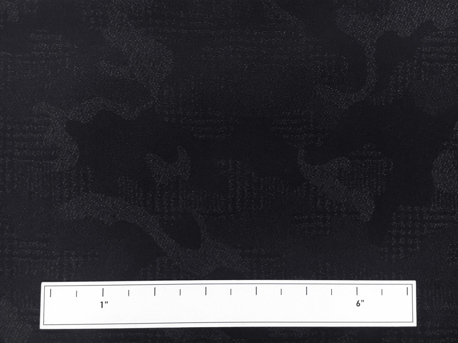 Italian Metallic Wool Camouflage Suiting in Navy3