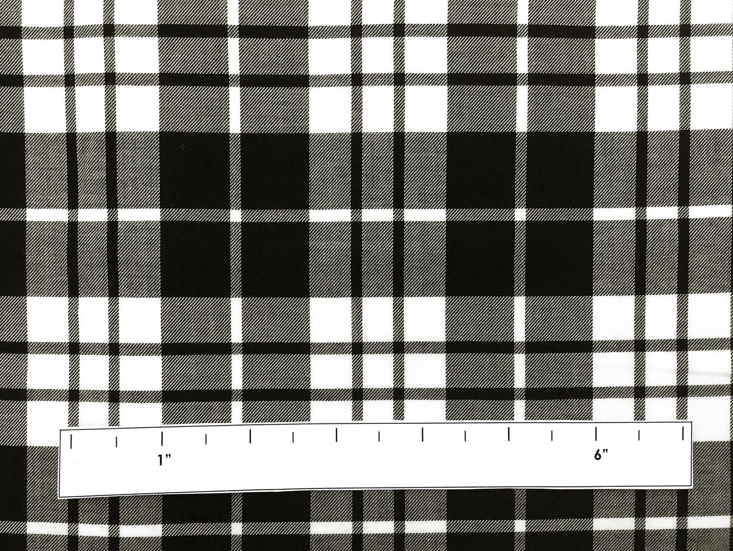 Japanese Cotton Rayon Tencel Twill Plaid1