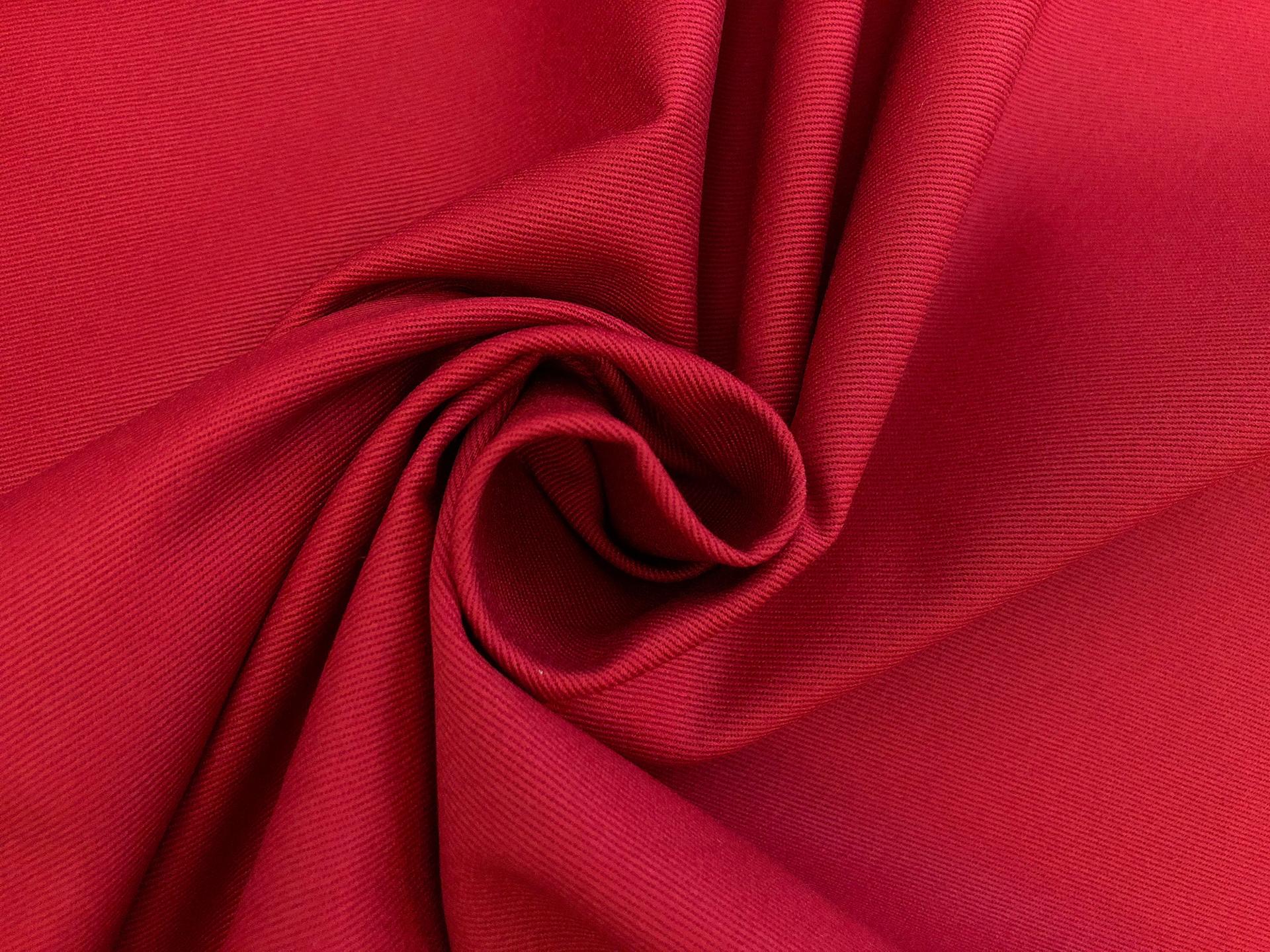 Cotton Chino Twill in Tommy Red 1