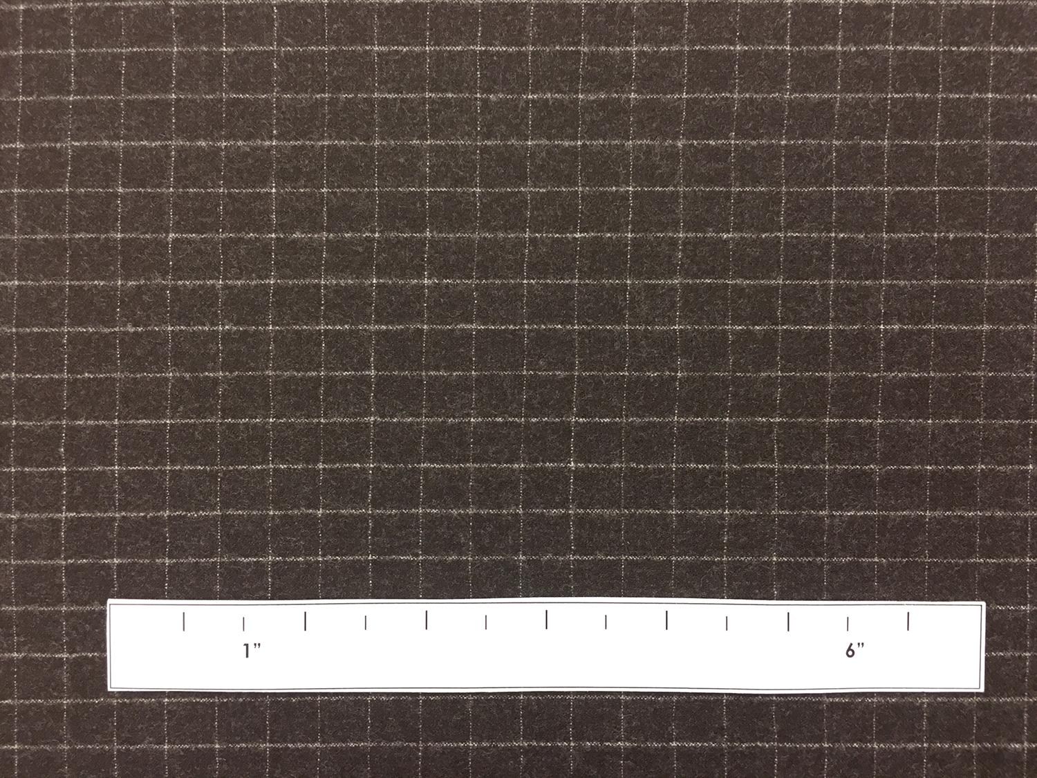 Italian Wool And Lycra Window Pane Flannel1