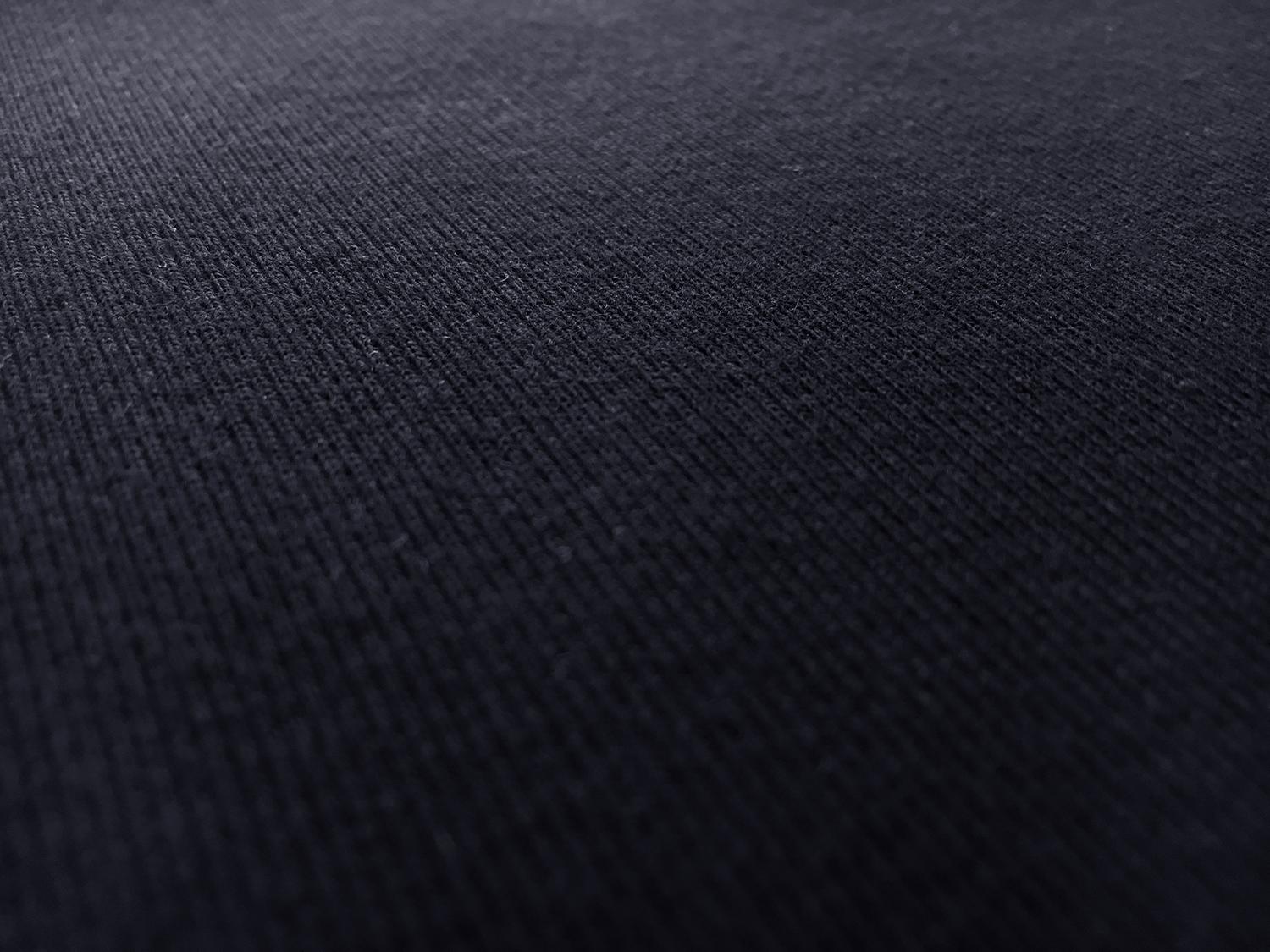Japanese Cotton Tubular Rib Knit in Midnight Navy0
