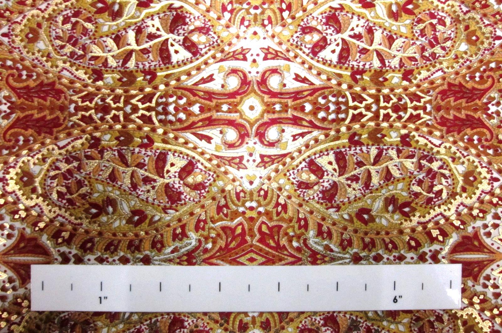 Printed Metallic Silk Charmeuse1