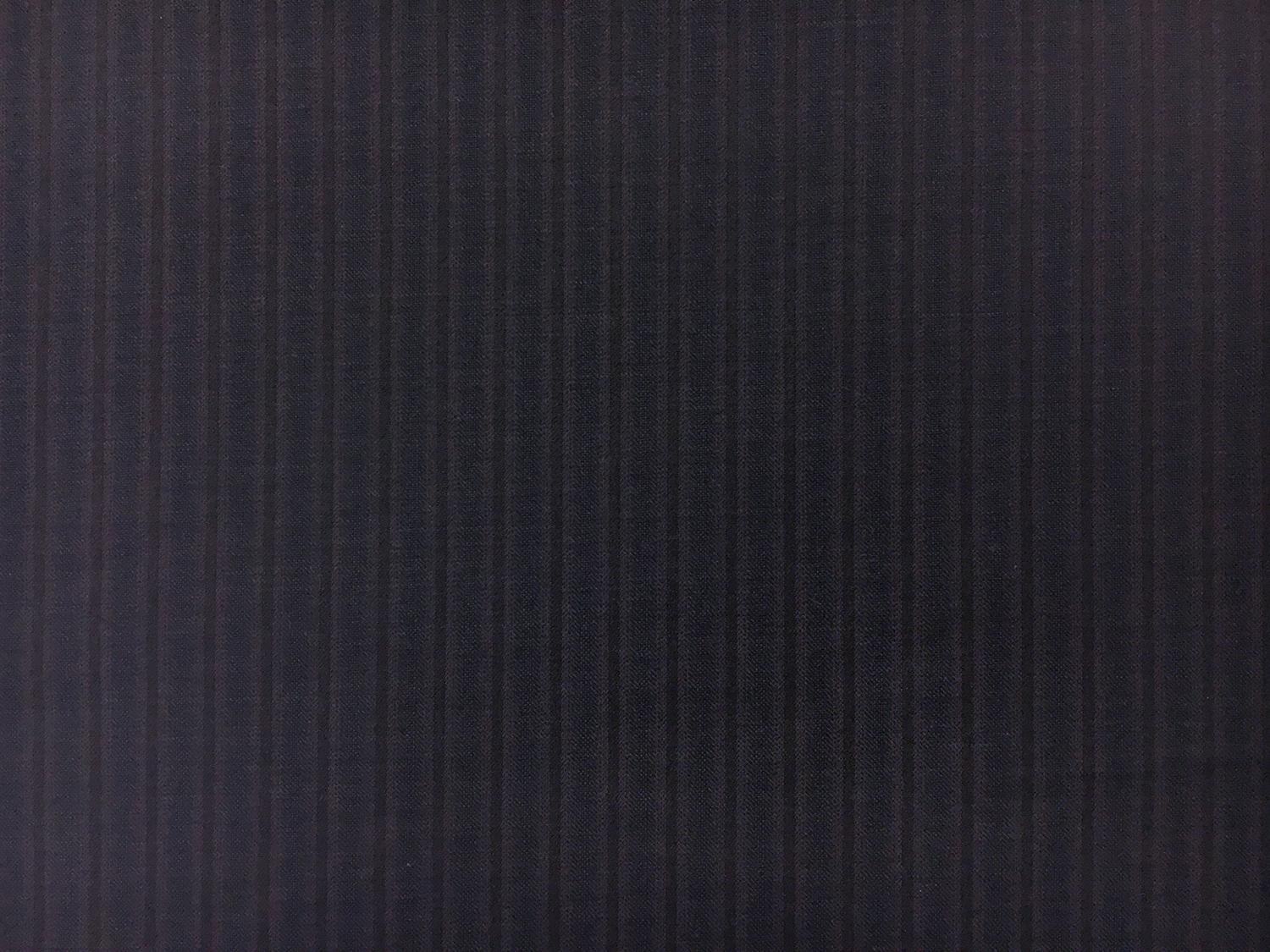Italian Wool 140s Striped Suiting in Navy1