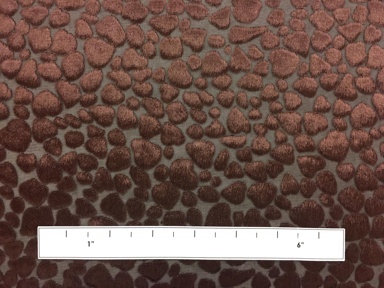 Poly Rayon Burnout Velvet With Dots1