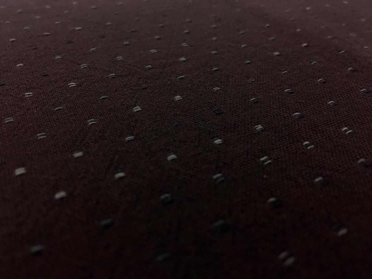 Japanese Cotton Woven Dots Novelty in Brown2