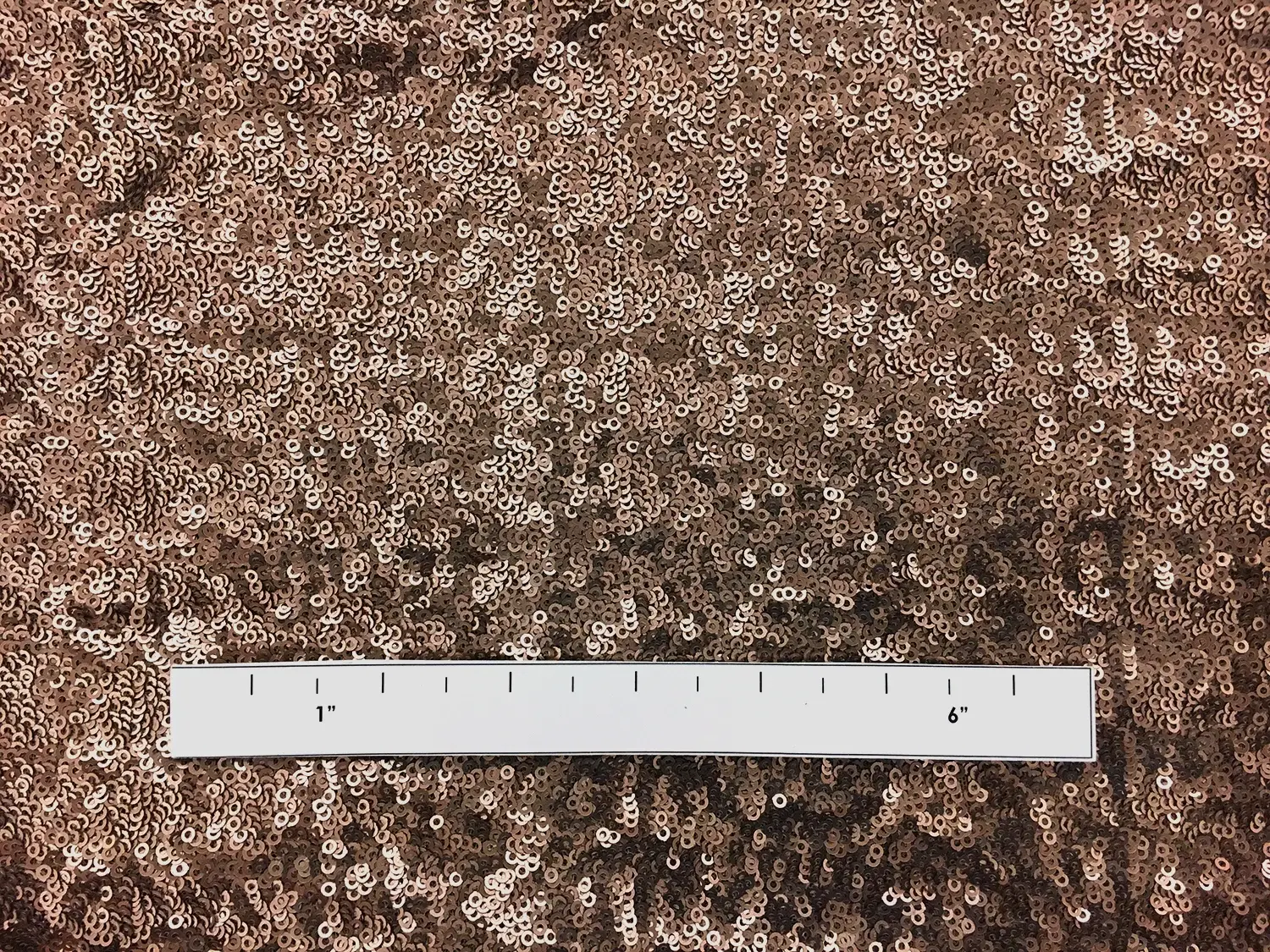 Mini Sequins on Stretch Tulle in Light Coffee1