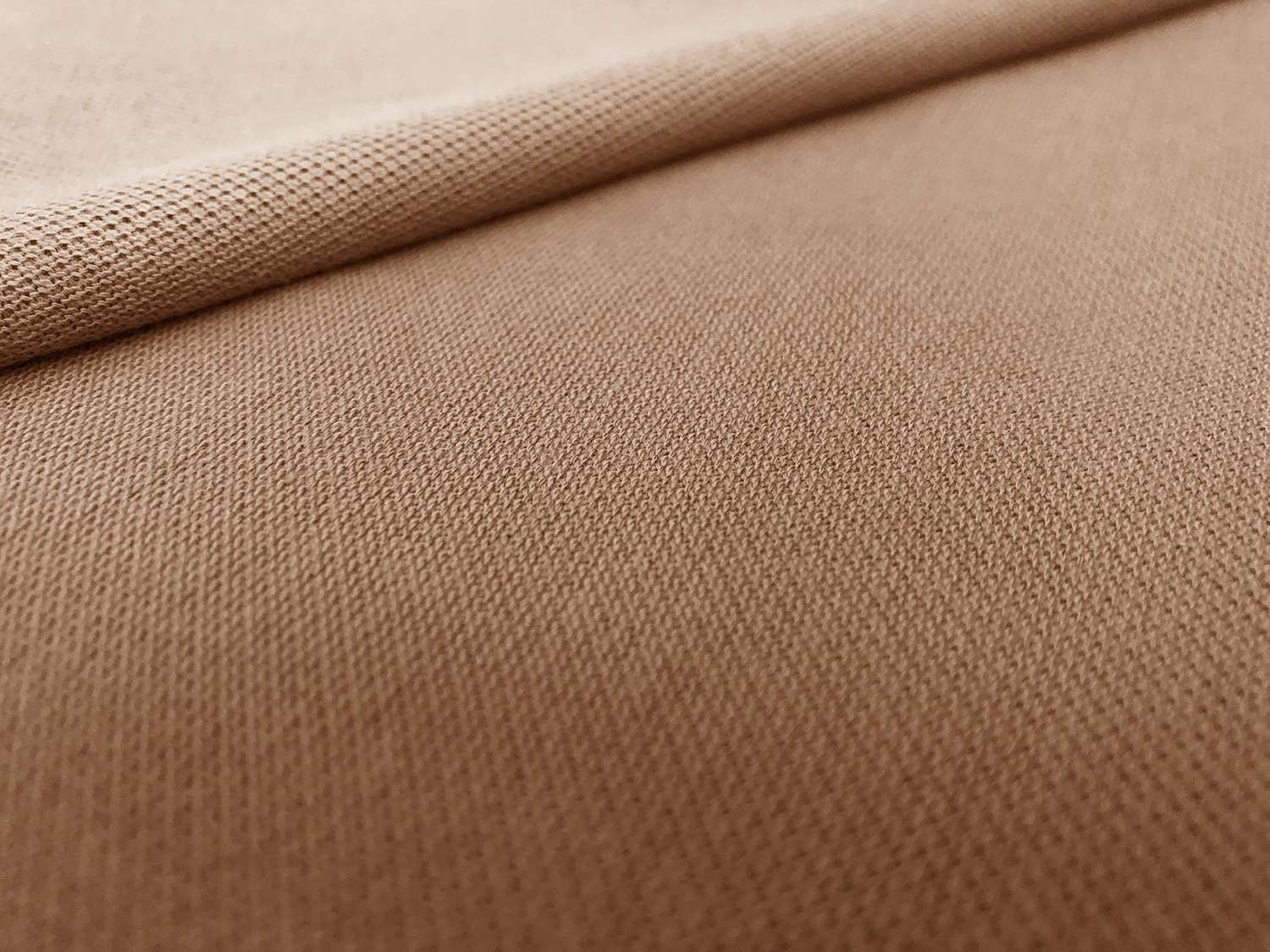 Japanese Cotton Pique Knit in Chamoisee0