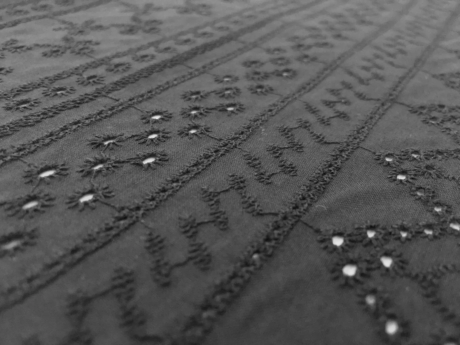 Cotton Eyelet in Black2