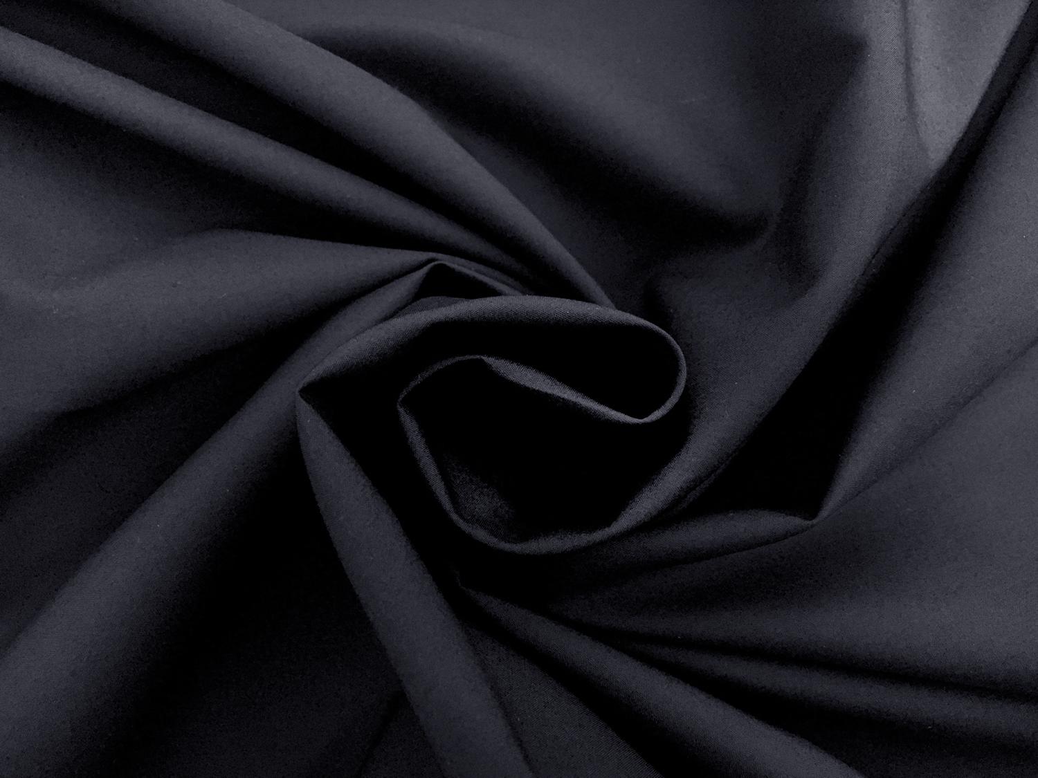 Japanese Pima Cotton Broadcloth in Navy0