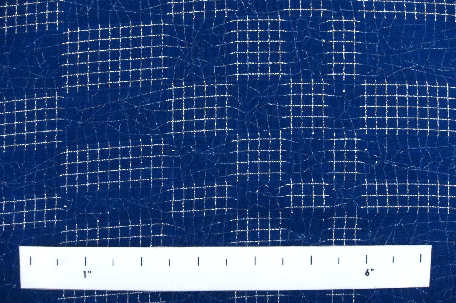 Metallic Double Layer Rayon Georgette Fil Coupé 1