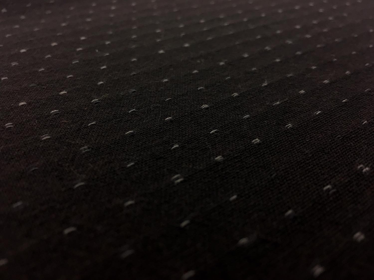 Japanese Cotton Woven Dots Novelty in Espresso 2