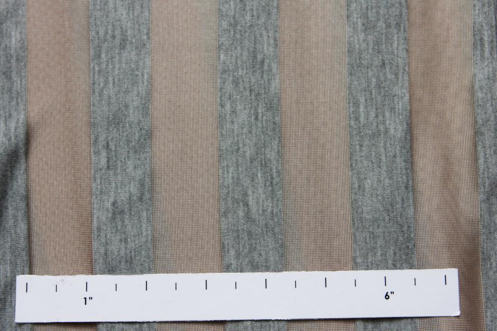 Modal Rayon Knit Sheer Stripe 1