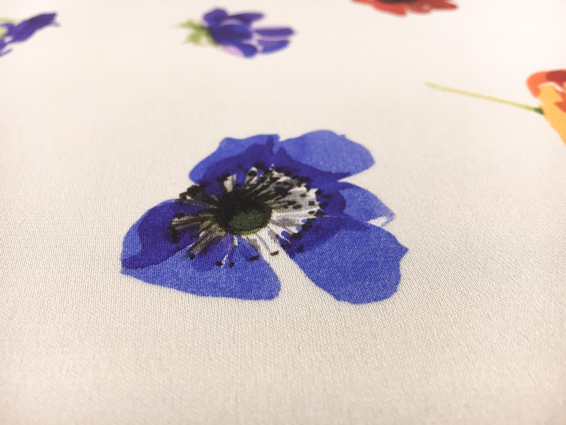 Printed Silk Satin Chiffon with Floral Degradé2