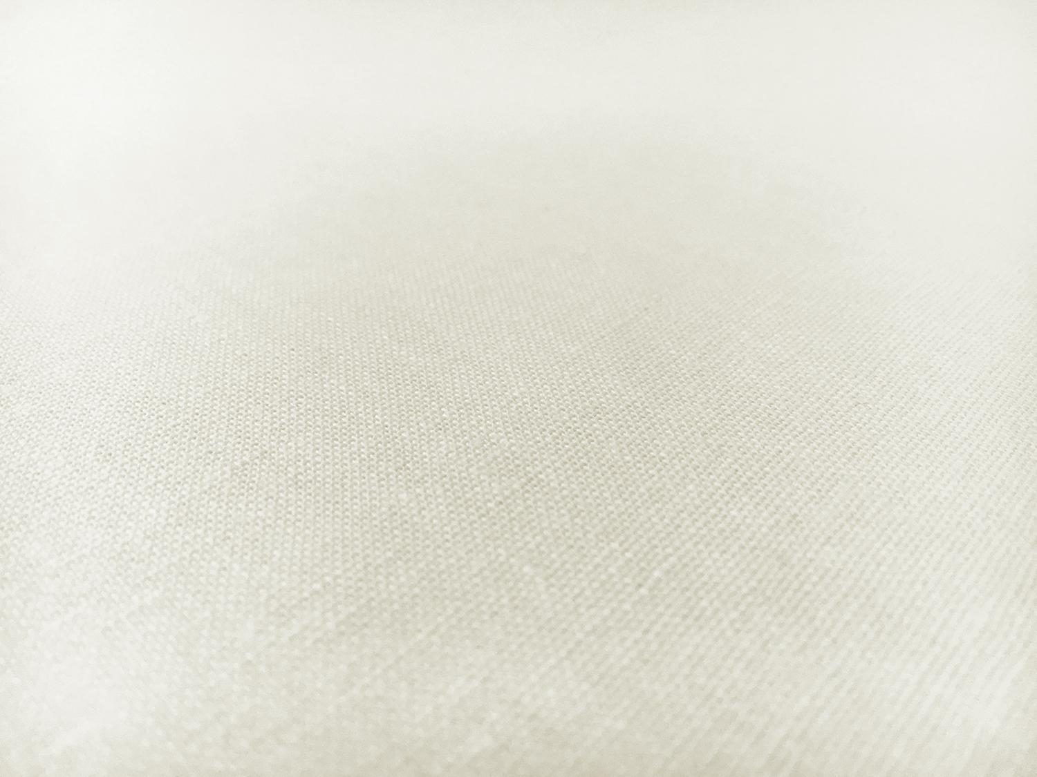 Linen Cotton Blend in Bleached White