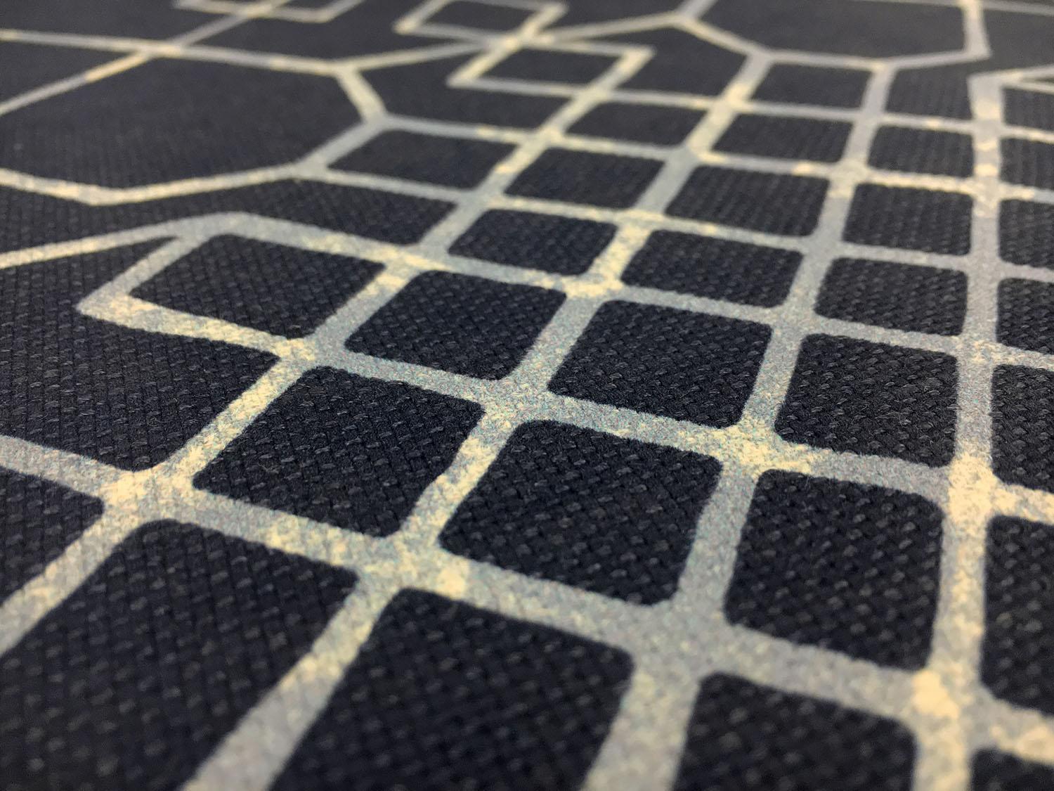 Linen Cotton Blend Upholstery Celtic Knot Print2