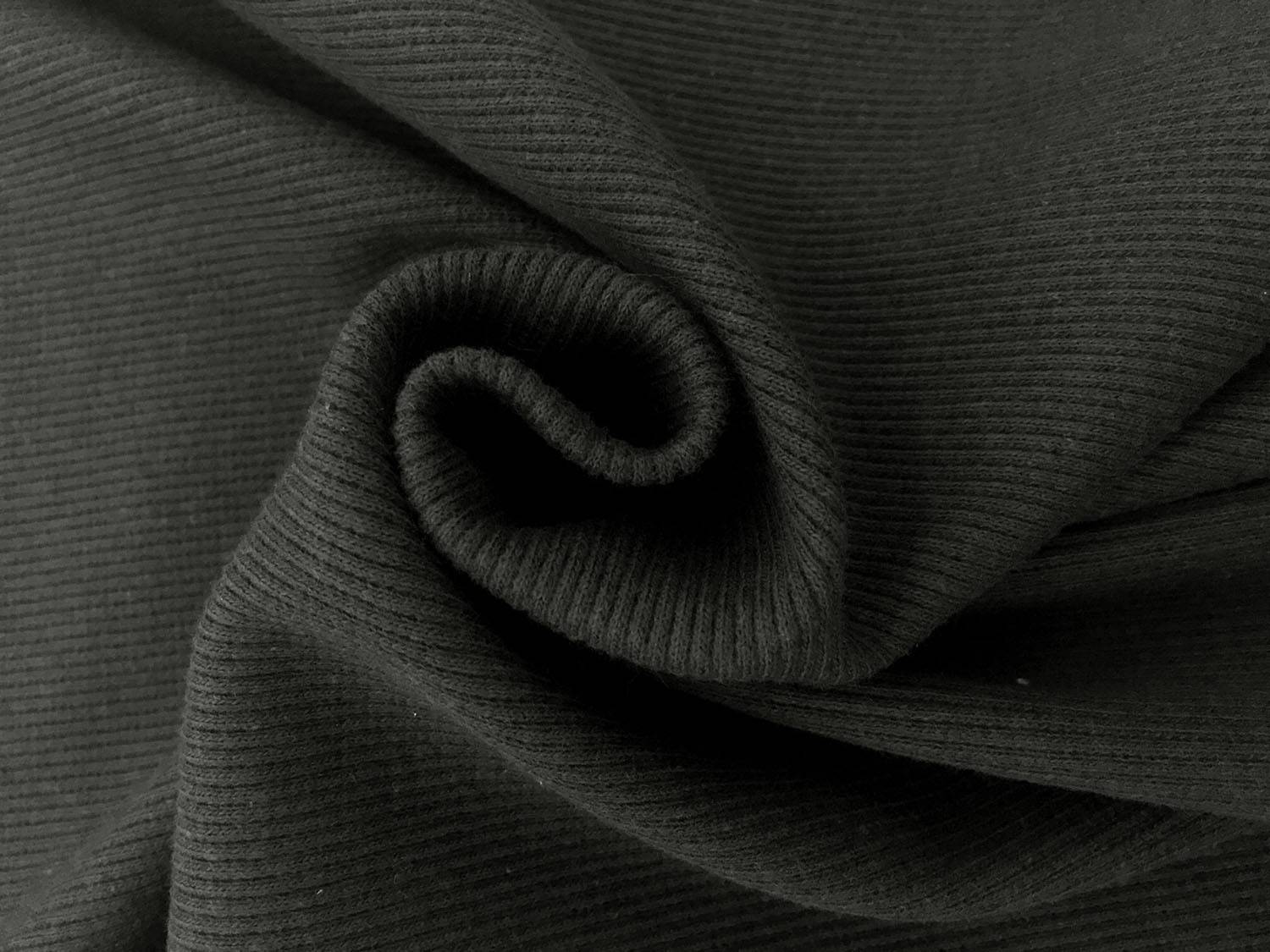 Japanese Cotton Rib Knit in Slate2