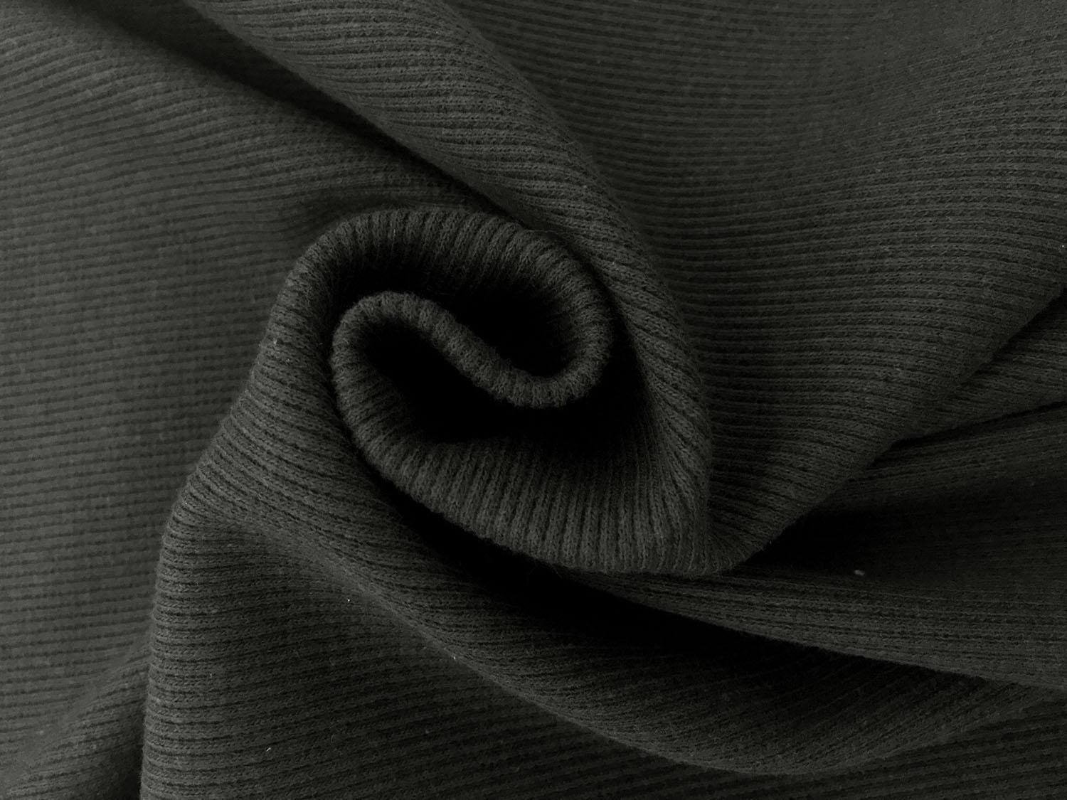 Japanese Cotton Rib Knit in Slate2