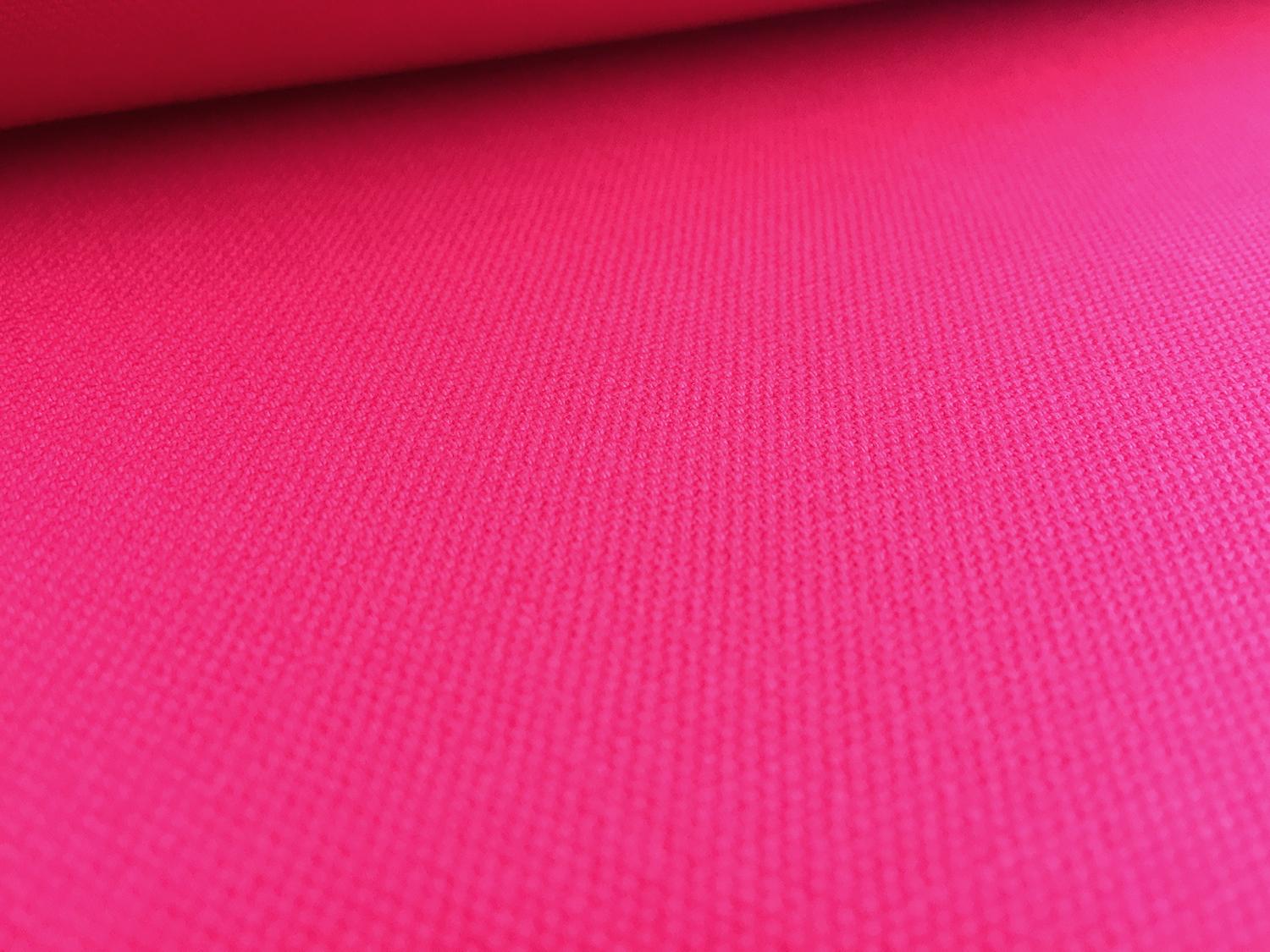 10oz Organic Cotton Canvas in Hibiscus0