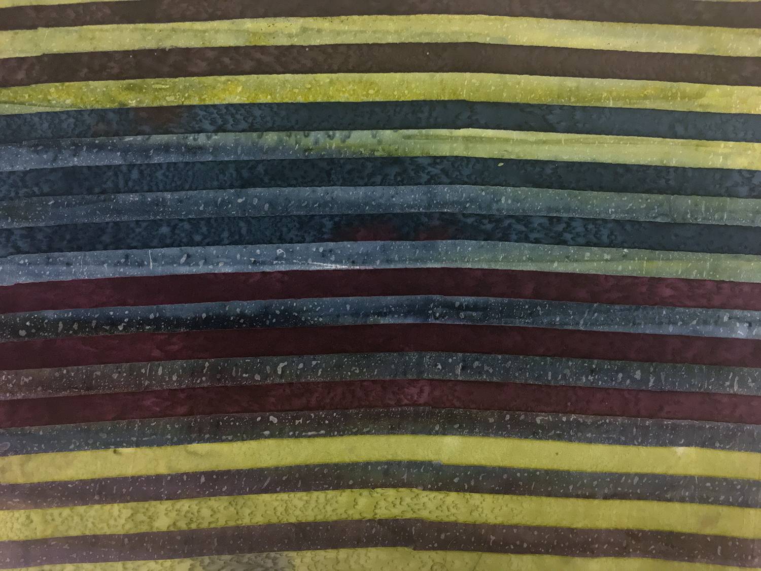 Striped Cotton Batik in Nature0