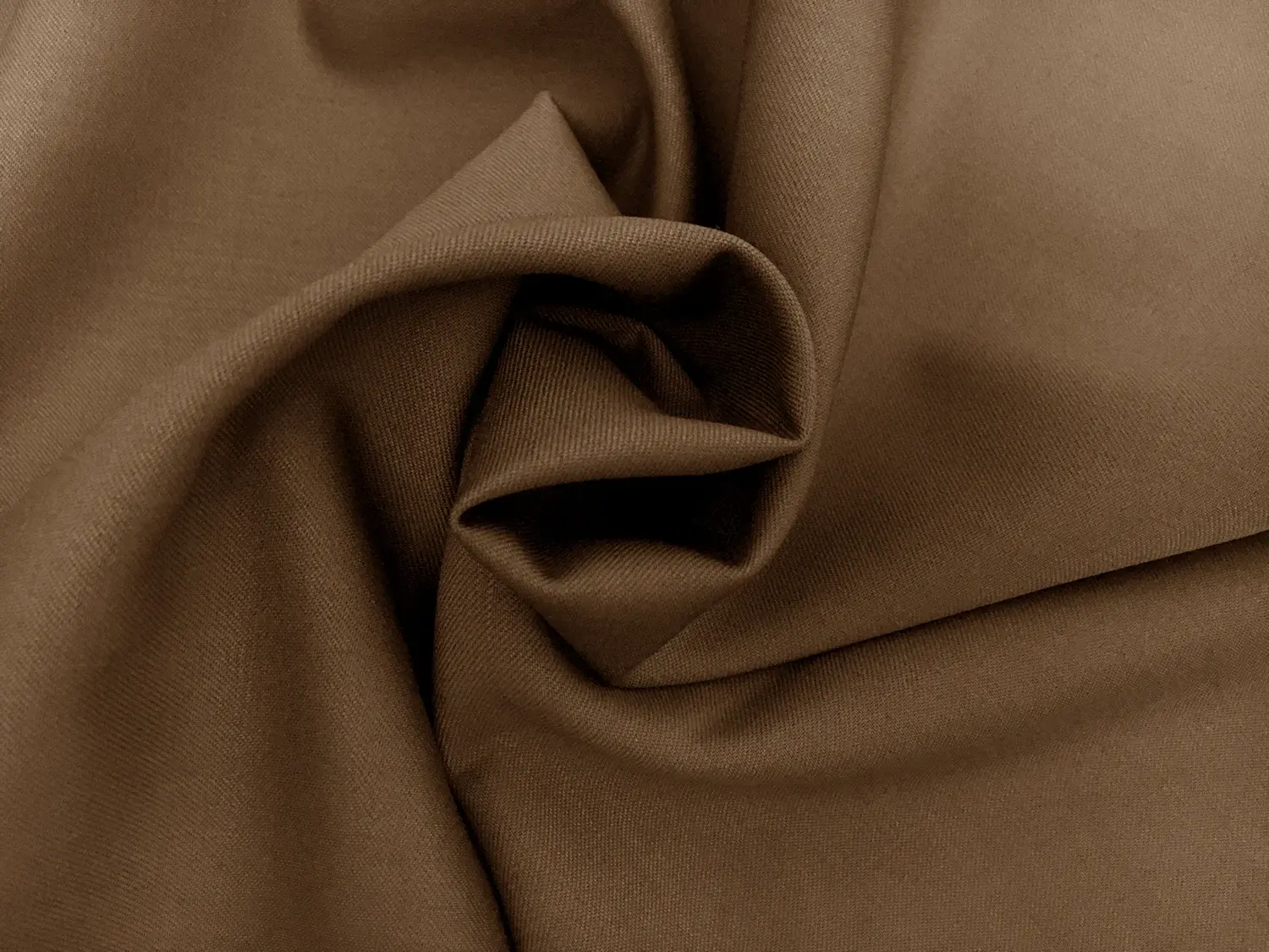 Poly Wool Stretch Gabardine in Caramel1