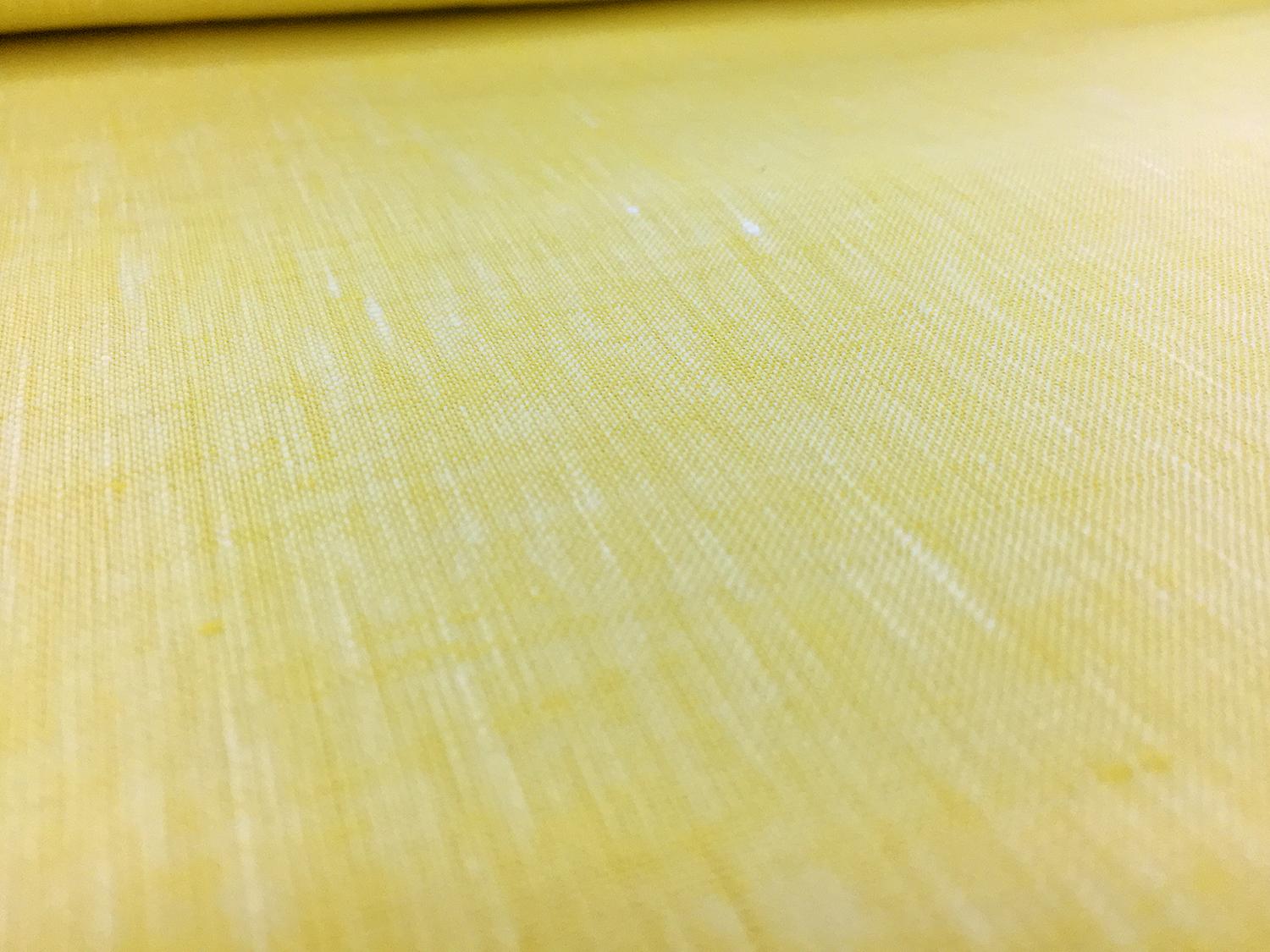 Two Toned Lightweight Linen in Citrus Yellow