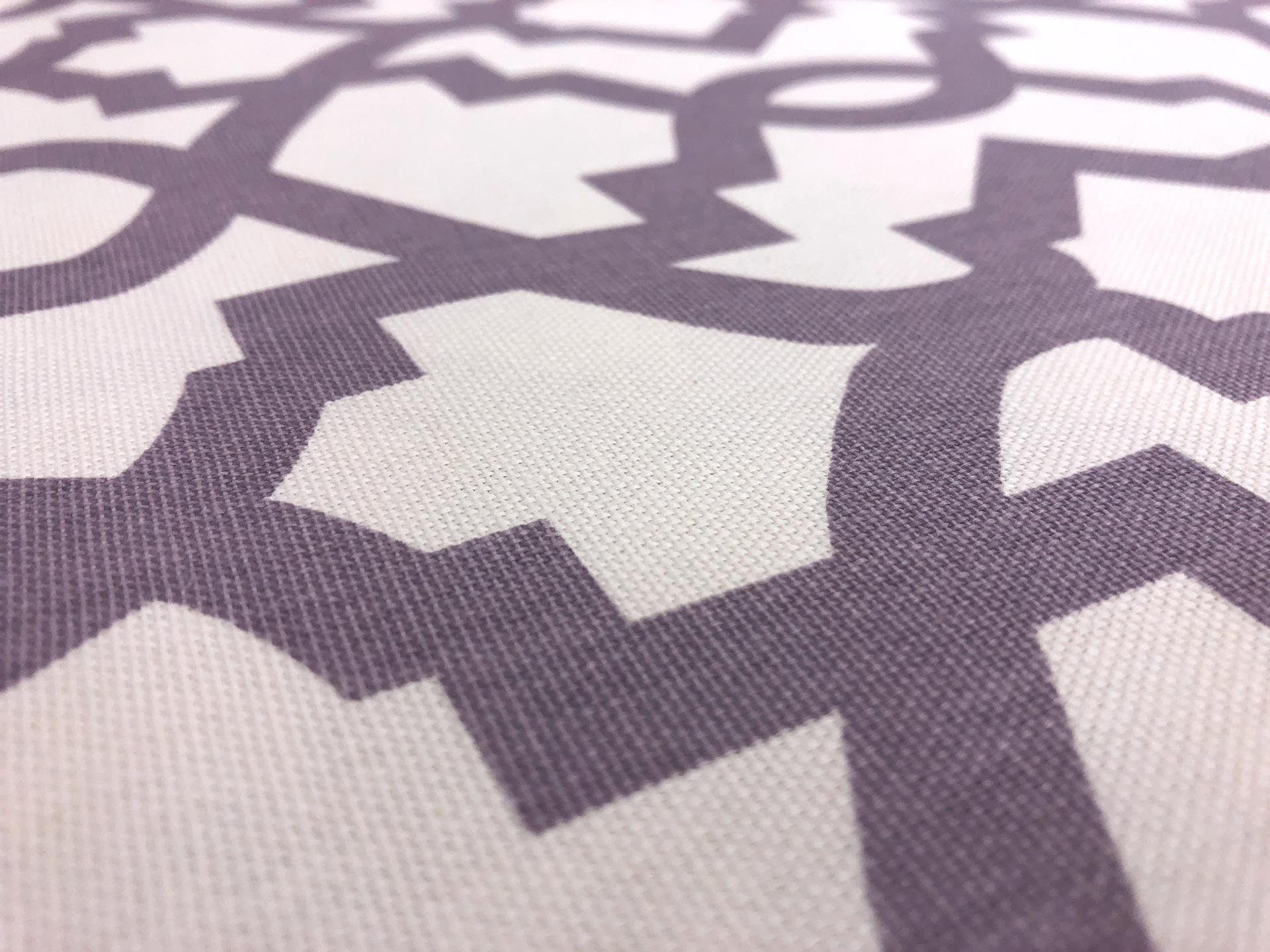 Lilac Imperial Trellis Cotton Canvas Print2