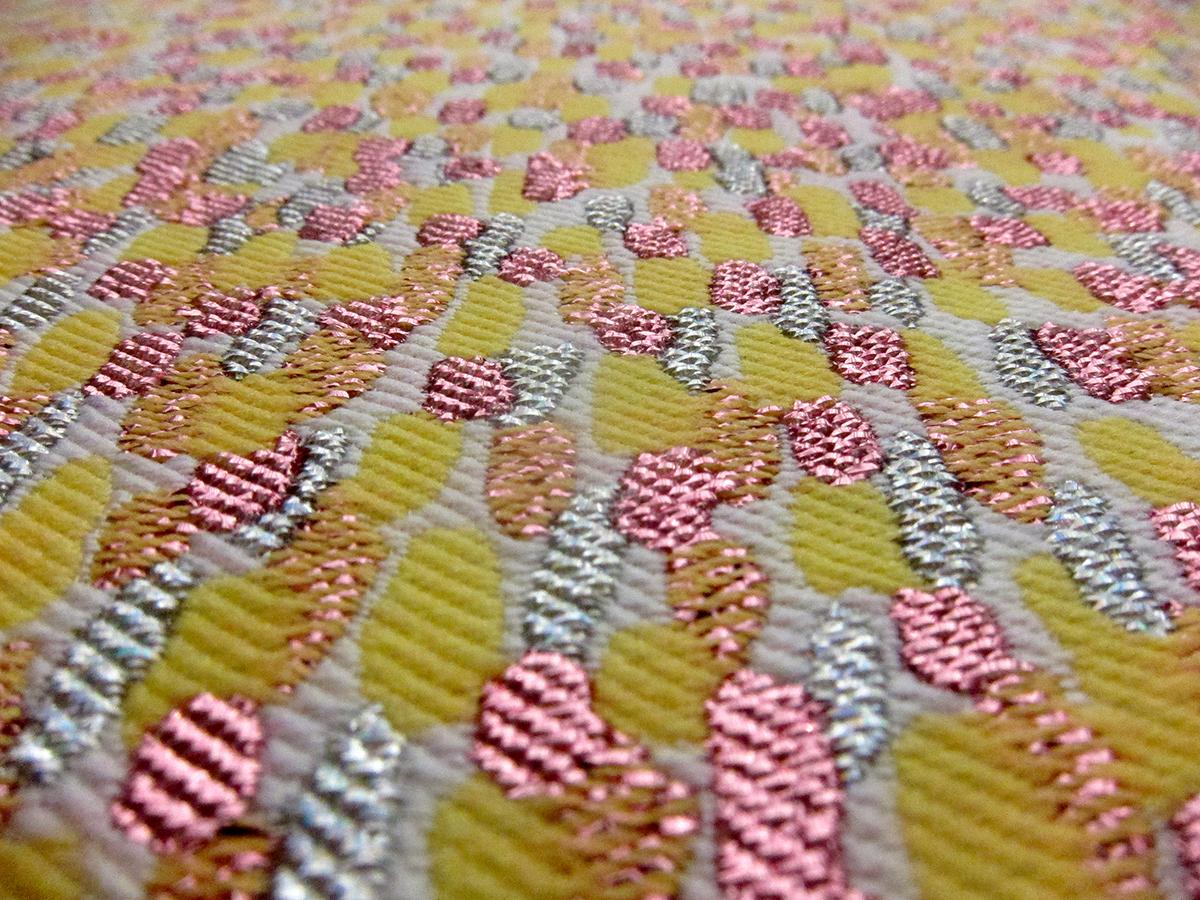 Metallic Silk Blend Jacquard1