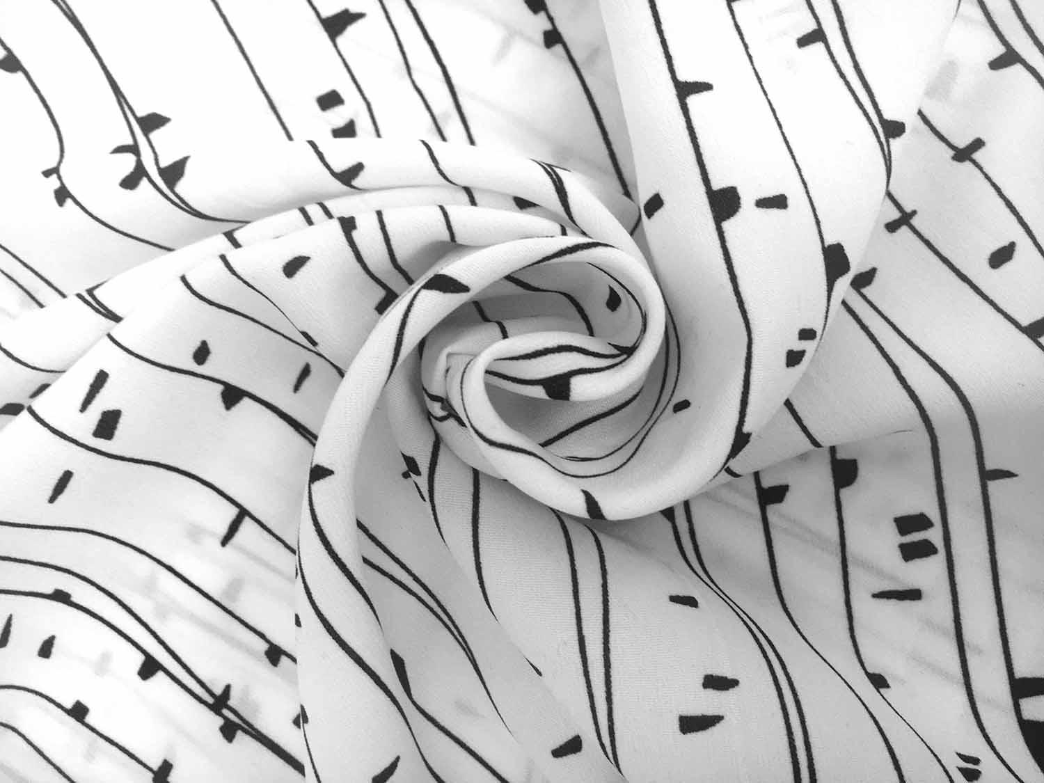 Poly Crepe de Chine Print1