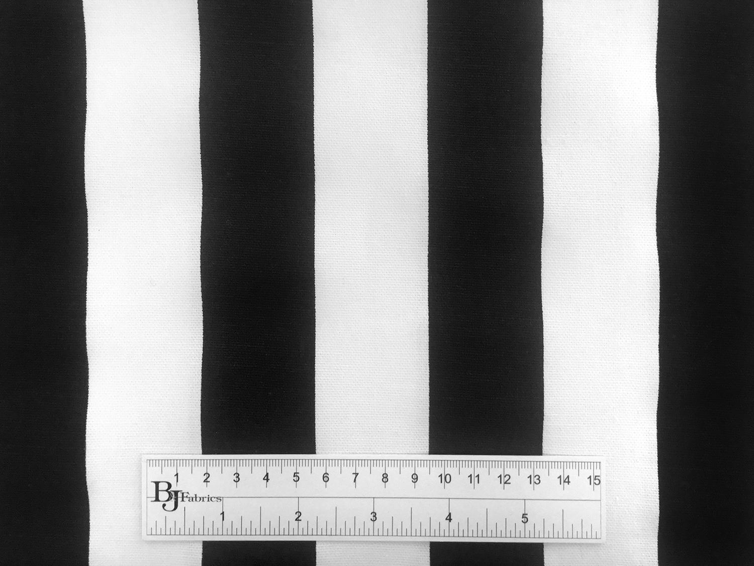 Cotton Canvas 1.5" Stripe2