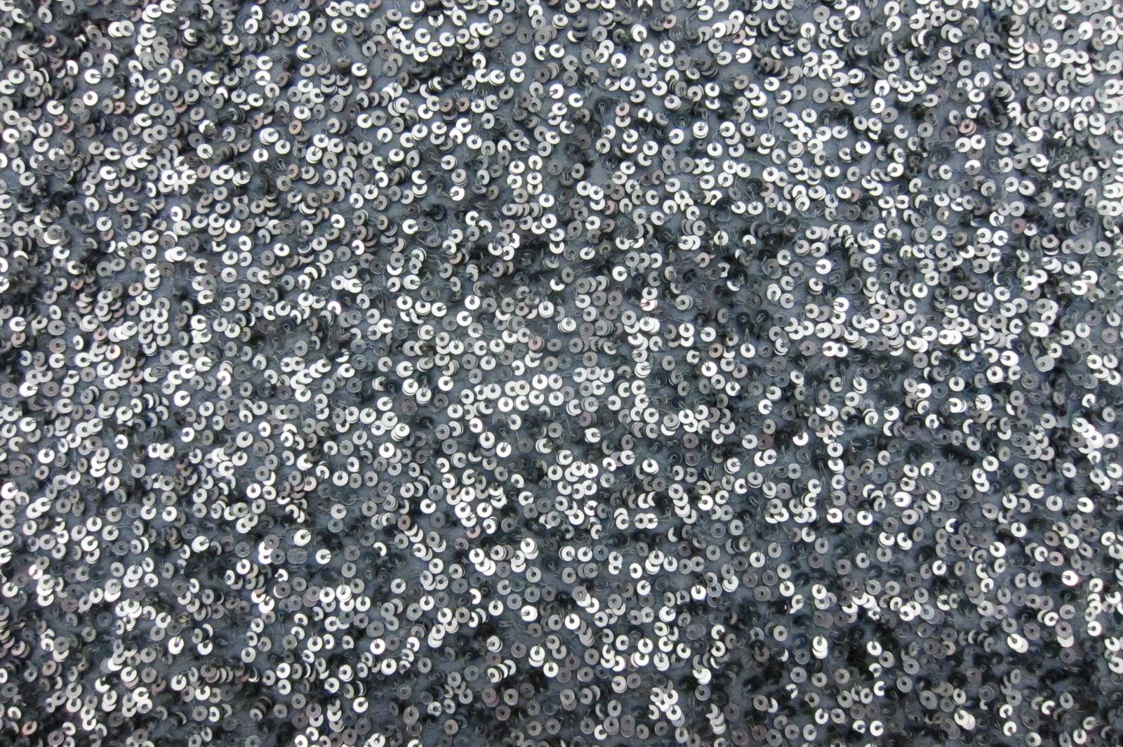 Sequins on Silk Chiffon 0