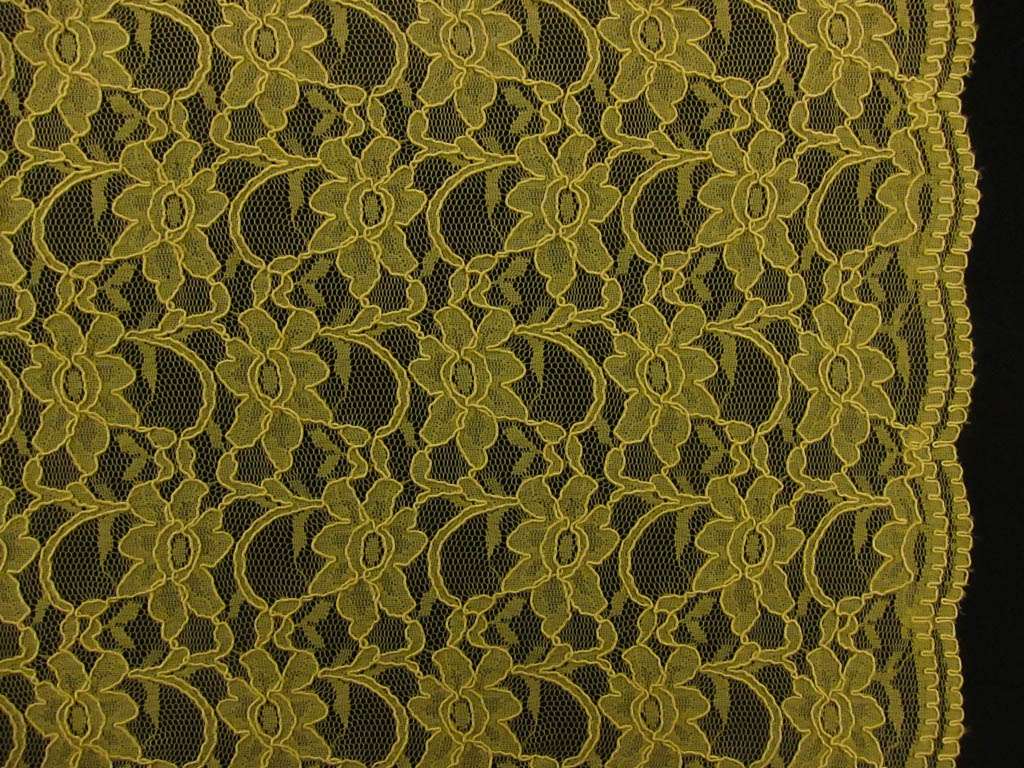 Cotton Nylon Alençon Lace
