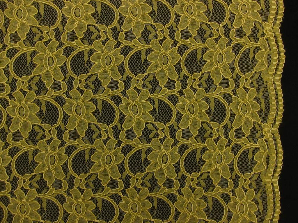 Cotton Nylon Alençon Lace0