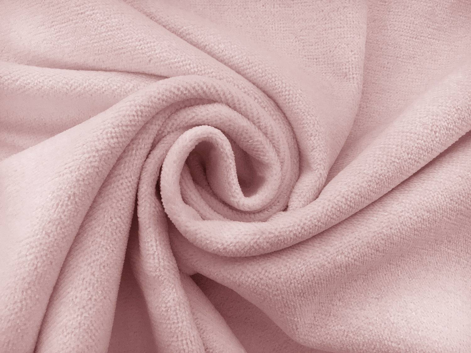 Cotton Terry Velour in Pink1