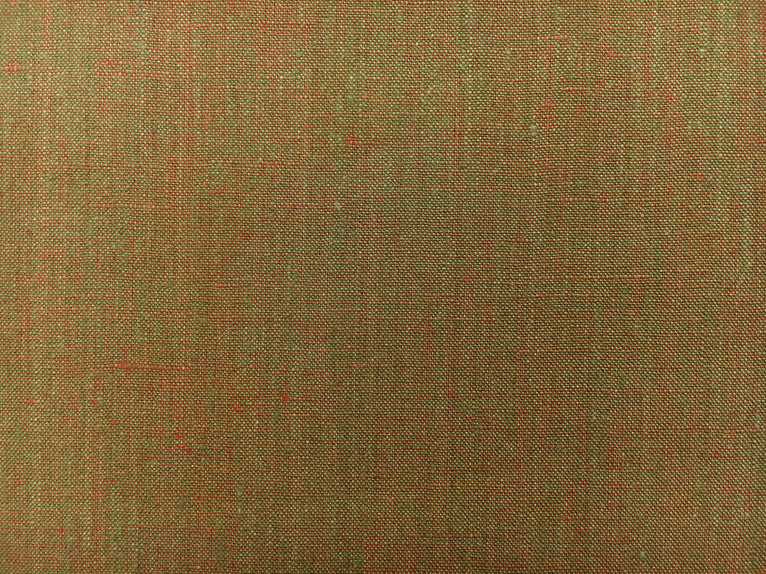 Two Toned Lightweight Linen in Olive Red2