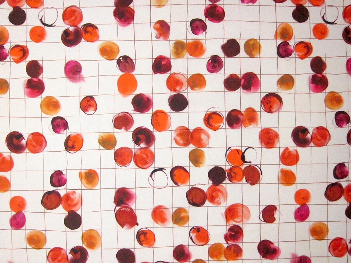 Printed Silk Blend Mikado0