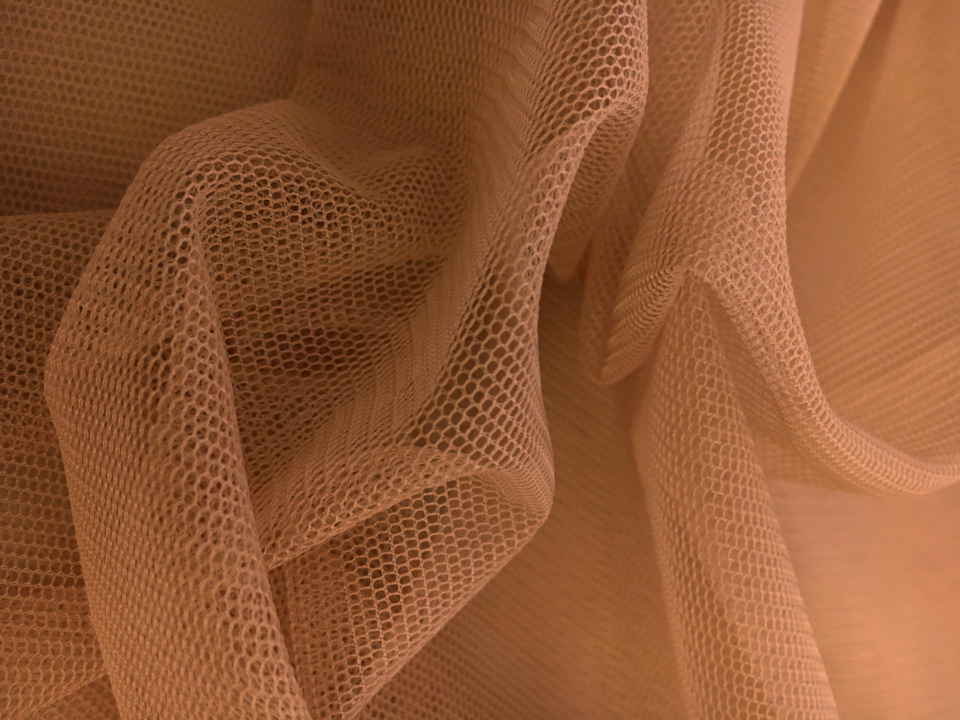 Nylon Bobbinet in Castoro0