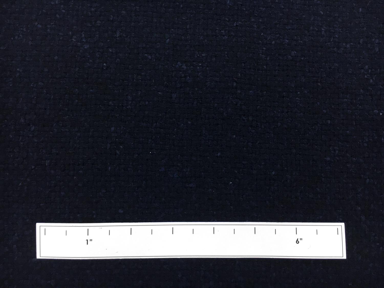 Italian Cashmere Silk Basketweave Coating in Navy2